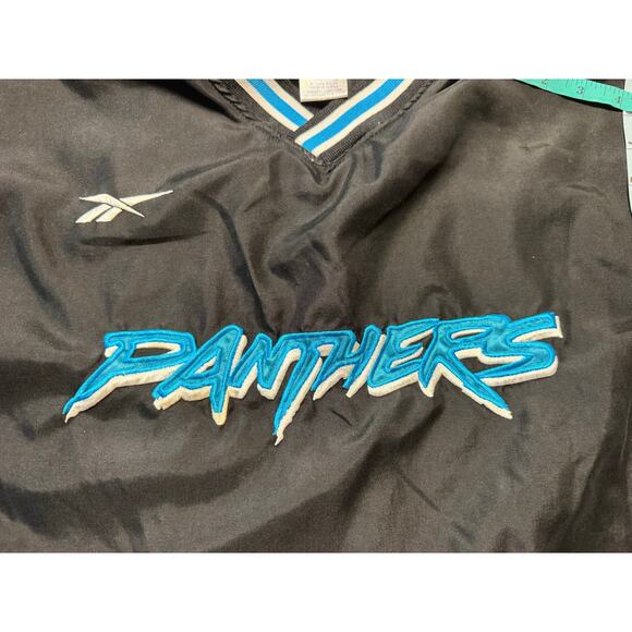 Vintage 90's Reebok NFL PRO LINE Football CAROLINA PANTHER Jacket, XXL - Picture 5 of 13